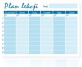 Magnetyczny plan lekcji dla dzieci, Niebieski