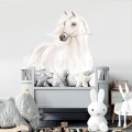Pastelowy Koń naklejka na ścianę
