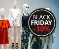 Naklejka BLACK FRIDAY na witrynę, szybę, wyprzedaż -30%