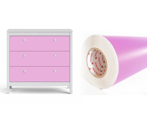 Folia samoprzylepna, Okleina Meblowa,  Liliowa Matowa