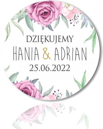 Magnes serce, Podziękowania dla gości, kwiaty, róże