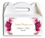 Opakowania na ciasto, Podziękowania dla gości, Wianek, Kwiaty CIAS 511