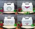 Pudełko na ciasto, podziękowanie dla gości, opakowanie na tort weselny