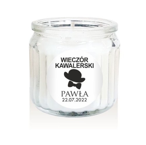 Wieczór kawalerski, Świeca, świeczka, Podziękowanie dla gości