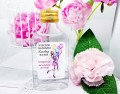 Butelka 100ml z etykietą na wieczór panieński, dziewczyna z balonami, dziękuje, że byłyście ze mną