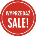 Naklejka SALE na witrynę, szybę, Wyprzedaż