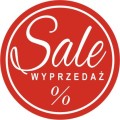 Naklejka SALE na witrynę, szybę, Wyprzedaż