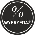 Naklejka" WYPRZEDAŻ" na witrynę, szybę