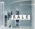 Naklejka "Wyprzedaż SALE" na witrynę, szybę