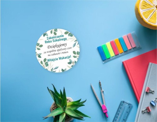 Podziękowanie dla uczniów na zakończenie roku szkolnego, Magnes
