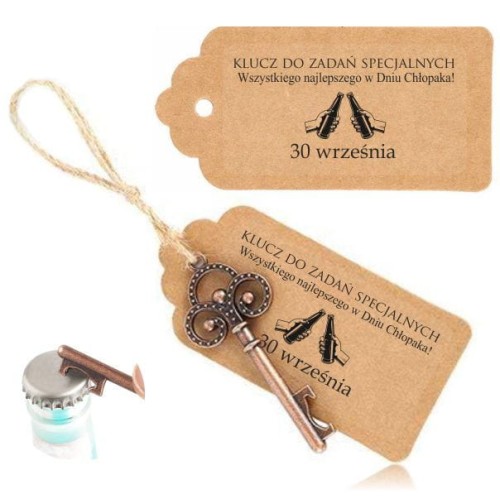 Prezent na Dzień Chłopaka, brelok otwieracz