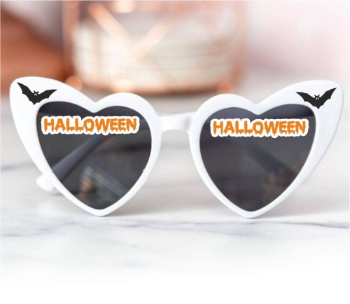 Halloween okulary z naklejką