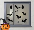 Dekoracje na Halloween Naklejki Nietoperze Czarne