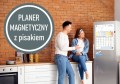 Planer na lodówce w kuchni