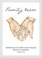 Personalizowany plakat Obraz Rodzinny Team