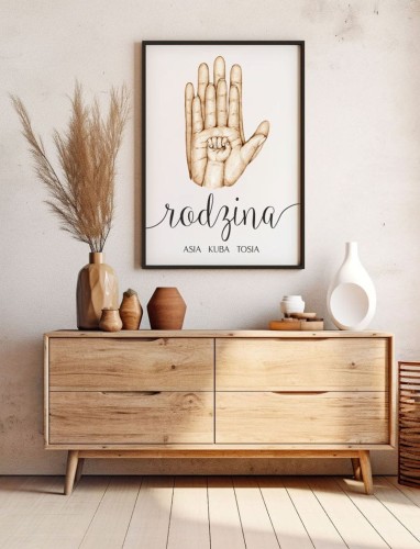 Personalizowany plakat Obraz Rodzina jest najważniejsza