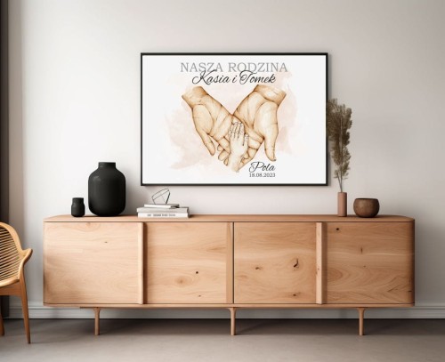 Personalizowany plakat Obraz Rodzina to My
