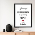 Plakat dla Dziadka lub Pradziadka, Ramka plakatowa dla Superdziadka