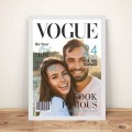 Plakat VOUGE personalizowana prezent na urodziny Okładka magazynu VOGUE z przesłanym zdjęciem