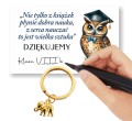 Brelok podziękowanie dla nauczyciela, Prezent dla wychowawcy,