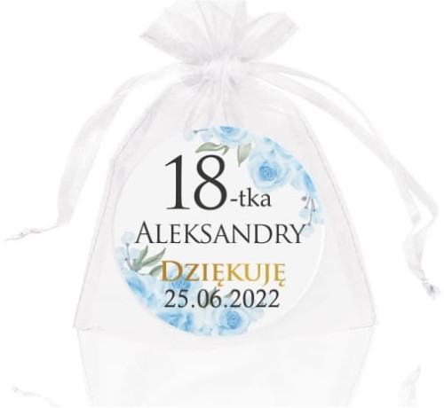 Podziękowanie dla gości na urodziny, urodzinowe upominki dla gości