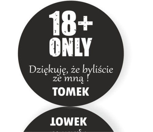 Magnes dla gości na osiemnastkę, osiemnaste urodziny, 18+