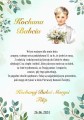 plakat dla Babci od wnuczka na komunię, podziekowanie