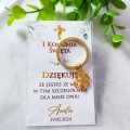 Breloczek na szczęście I Komunia święta podziękowanie dla gości
