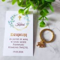 Breloki dla gości na komunię podziękowanie od dziecka
