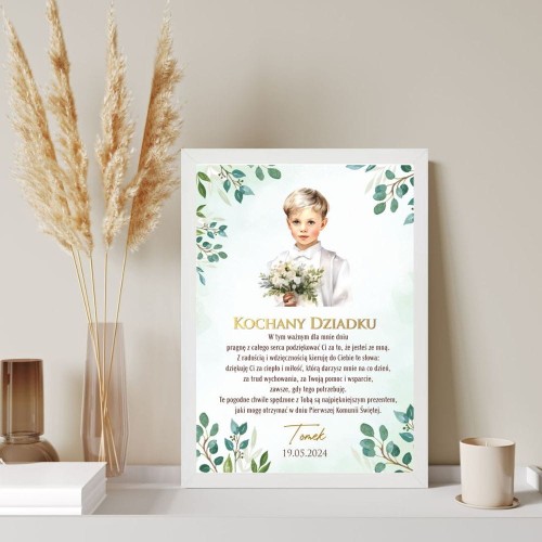 Obraz w ramce dla dziadków