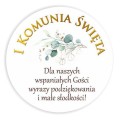 naklejki komunijne na ciasta i pudełka