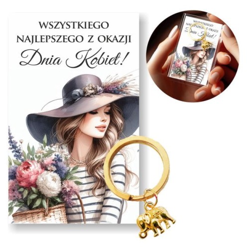 Prezent na Dzień Kobiet brelok
