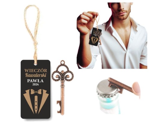 Wieczór Kawalerski OTWIERACZ Prezent dla przyjaciół kolegów