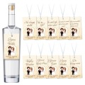 Zestaw 10 x zawieszki na alkohol Mix 10 tekstów, Zawieszki na wódkę weselną