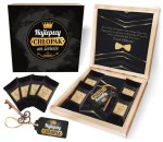 Prezent na DZIEŃ CHŁOPAKA klucz OTWIERACZ brelok czekoladki ŻYCZENIA