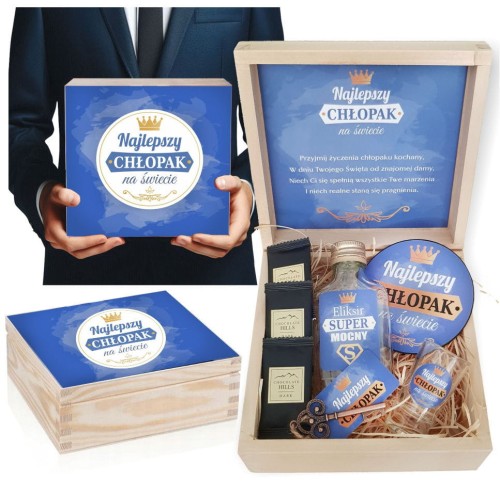 PREZENT NA DZIEŃ CHŁOPAKA PUDEŁKO BOX DLA CHŁOPAKA