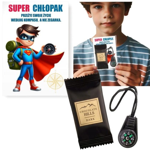 Prezenty dla chłopaków na dzień chłopaka od dziewczyn z klasy, kompas dla chłopaka