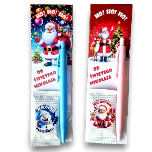 ZESTAW PREZENT MIKOŁAJKI prezenty na Mikołaja dla dzieci Mikołajki klasowe do przedszkola