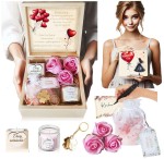 Prezent na Walentynki FLOWER BOX dla kobiety dziewczyny żony urodziny