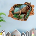 Dinozaur Naklejki na ścianę dla dzieci Dinozaury T-REX Naklejka Tirex 3D