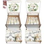 Podziękowanie dla Rodziców Chrzestnych KOMUNIA Pudełko na słodycze 2szt.