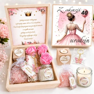 Prezent na urodziny dla kobiety – elegancki zestaw prezentowy