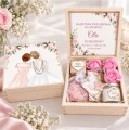 Podziękowanie dla Świadkowej – elegancki box prezentowy z dedykacją