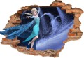 Naklejki na ścianę 3D Kraina Lodu Elza bajki - NaklejkiOzdobne.pl