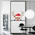 Renifer, naklejki świąteczne na szybę
