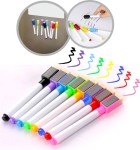 Pisaki suchościeralne z magnesem 8 szt. ZESTAW