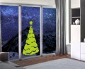 Naklejka swiateczna, duza choinka z gwiazdka ZIM093.jpg