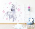 Pastelowy KOŃ Naklejka na ścianę