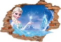 Naklejki na ścianę 3D Kraina Lodu Elza bajki - NaklejkiOzdobne.pl