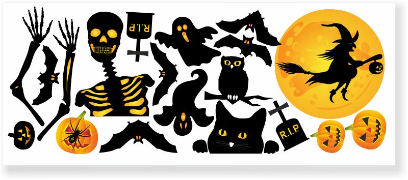 Naklejki halloween